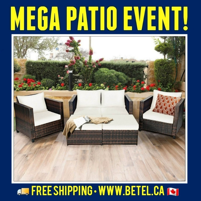 SPRING SALE | OUTDOOR PATIO SETS | FREE SHIPPING in Patio & Garden Furniture in Vancouver - Image 3