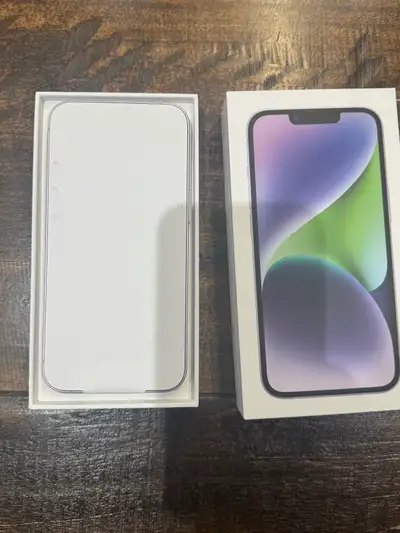 iPhone 14 128GB Purple - brand new, View more