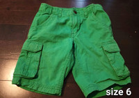 Boys size 6 shorts 