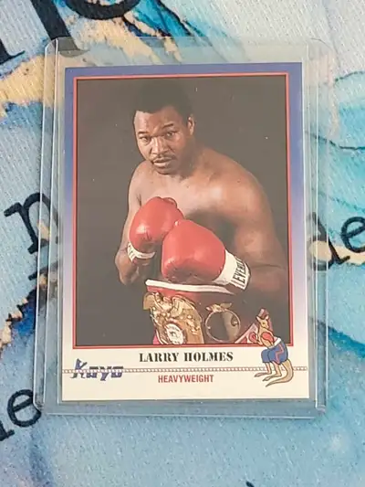Larry Holmes boxing card , View more