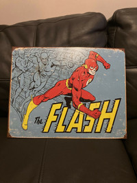 New DC CThe Flash Retro Photo Decorative Metal Tin Sign30