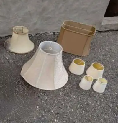 Antique Vintage Shades New Linen Lampshades $5 each and up, View more