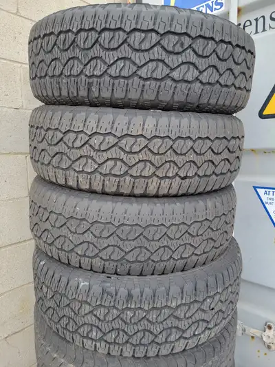 Selling 4 Amazing condition tires DOT 3021 MADE IN 2021 GOODYEAR TERRITORY AT TREAD 90% SEE PICTURES...