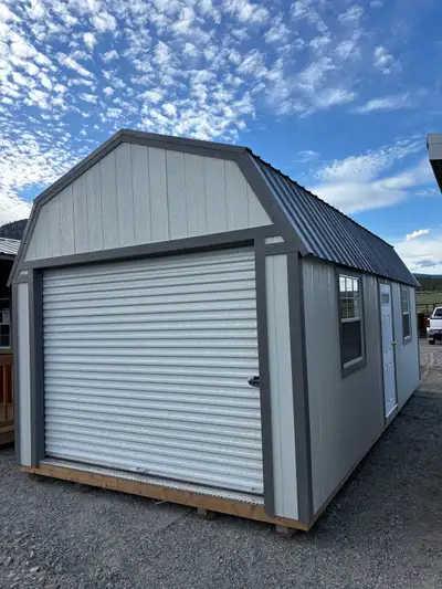 Prefab Lofted Garage Shed, View more