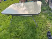 Glass top Patio Table need gone ASAP