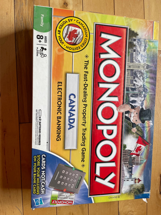 Monopoly Canada game  in Toys & Games in Prince George