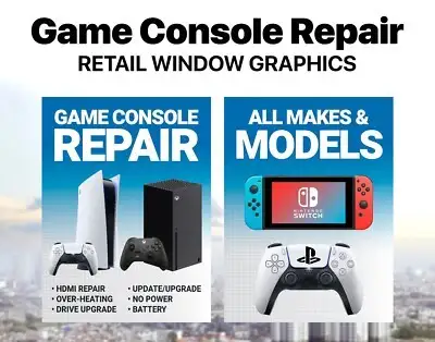 Game Console Repair Center. We Repair PlayStaion 5/4, Xbox / Nintendo Switch. Please Visit Store Shi...