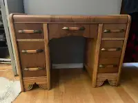 Art Deco Desk And Bench