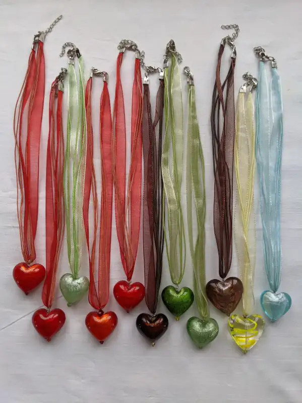 Murano Glass Pendants on Leather or Silver Chains $7 to $24 in Jewellery & Watches in Oakville / Halton Region - Image 9