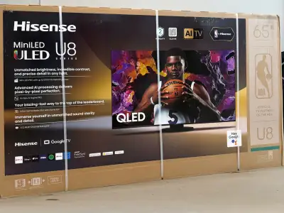 HISENSE 65” TV, View more