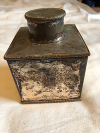Vintage Antique inkwell container