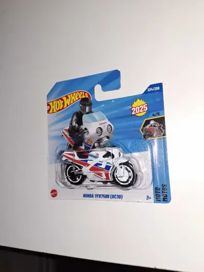 - Honda VFR750R (RC30) - 2025 Hot Wheels Moto short card - $5 each - 3 available