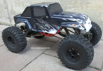 NEW HSP 1/10 SCALE 4WD RC ROCK CRAWLER WITH 4 WHEEL STEERING ( 4 modes) -- Twin Locker Differentials...