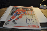 GUY LAFLEUR hockey nhl NEWSPAPER insert for his dead 24 pages Fr