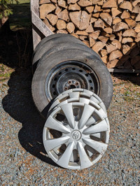 15" Toyota Corolla factoey steel wheels with covers 