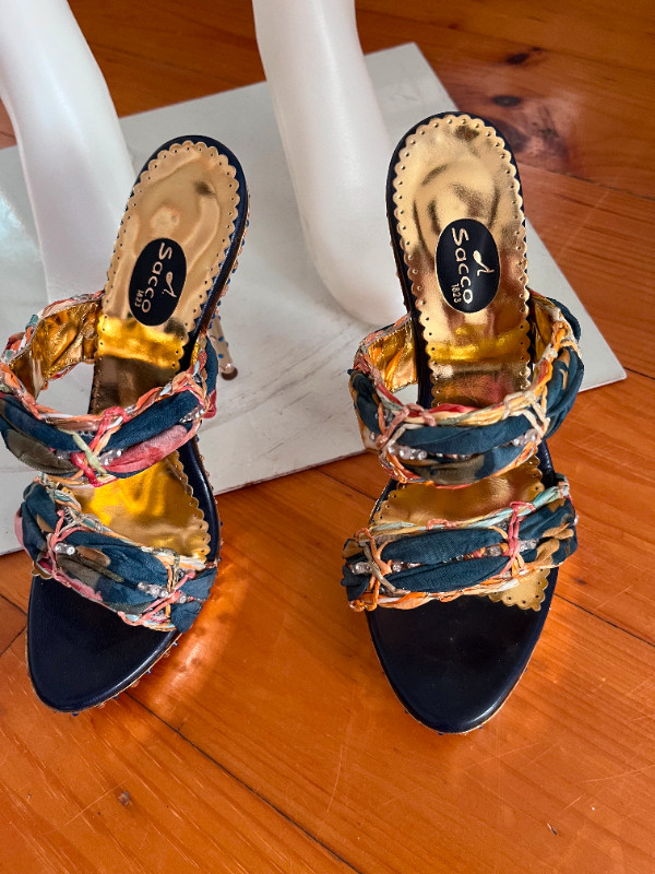 Sandales talons haut par Sacco 1823 - Grandeur 8 dans Femmes - Chaussures  à Lanaudière - Image 4