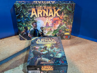 Lost Ruins of Arnak Board Game w/expansion exploration euro game