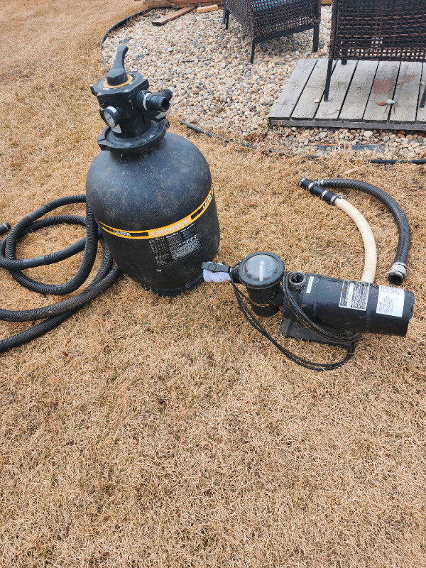 Pool pump and sand filter in Hot Tubs & Pools in Grande Prairie - Image 3