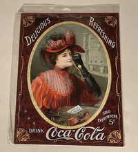 Rare OOP Coca Cola Coke Soda Pop Metal Sign