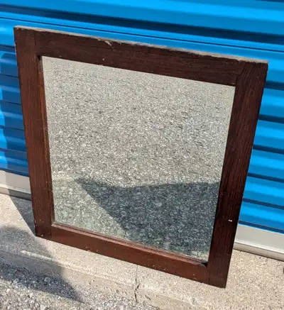 Mirror with Wood Frame, View more