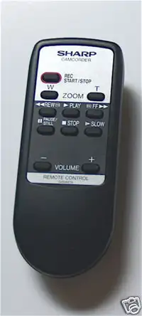 For sale: REMOTE CONTROL for "SHARP" CAMCORDERS