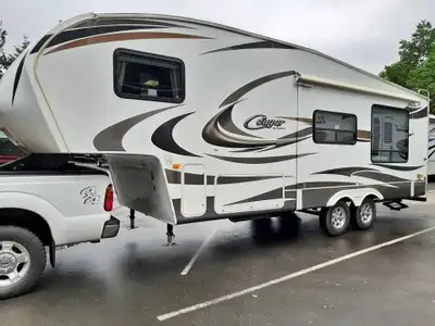 2012 Keystone Cougar for sale, it's just over 28' long. 1/2 ton and with polar pjg. MODEL 278RKSWE.G...