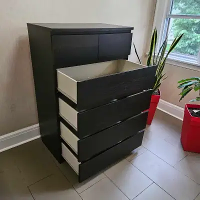 Black Color. Original MALM Dresser 31" Wide. Ikea does not sell this size and Color anymore. Grab it...