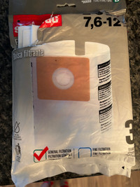 Shop vac filter bags 2-3 gallons