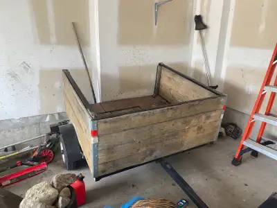 4 x 4 cargo trailer Frame is good Tires are good Needs work Lightweight Want it gone asap Willing to...
