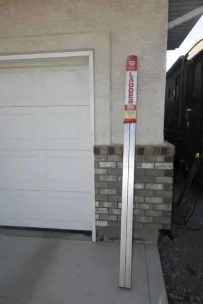 RV Ladder GP Logistics folding ladder. This is an unused compact step ladder, perfect for your RV. S...