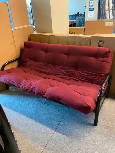 Metal Futon with Mattress, View more