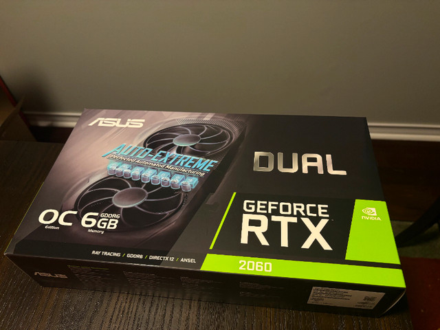 Nvidia Geforce RTX 2060 6GB OC Edition in System Components in Oshawa / Durham Region