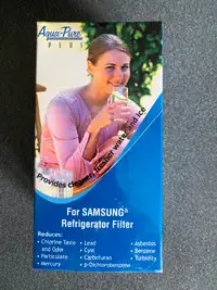 Filtre à eau original Samsung (valeur environ 45$)