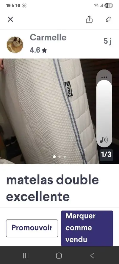 matelas double , View more
