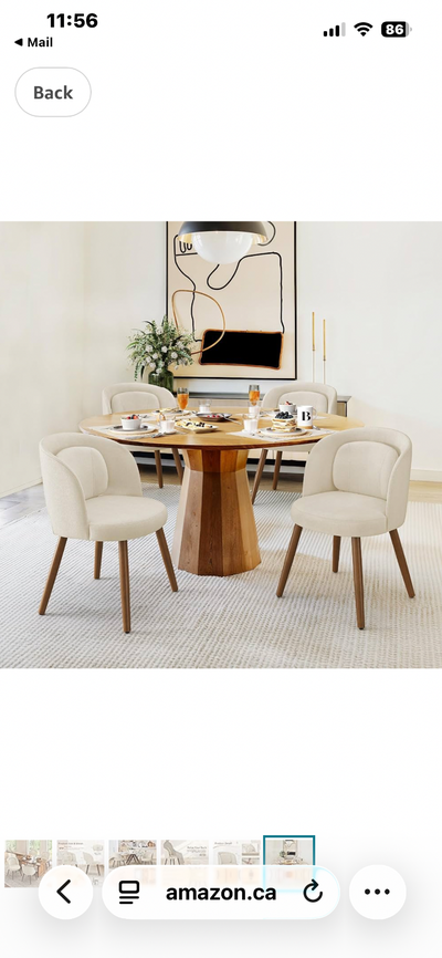 New in the box set of 4 chairs, View more