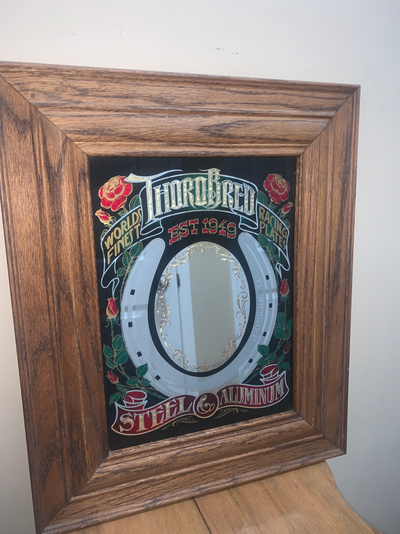 Thorobred Racing Plates mirror sign  mint condition, View more