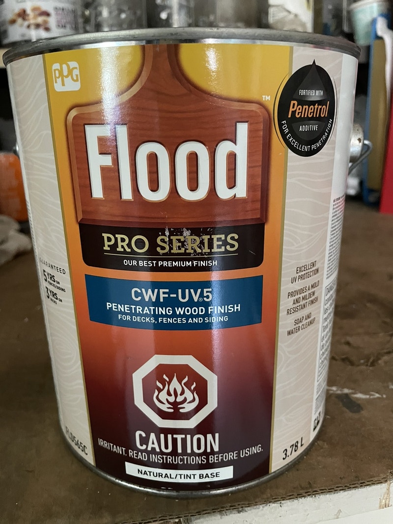 Wood stain Flood Pro Series Wood Finish decks fences