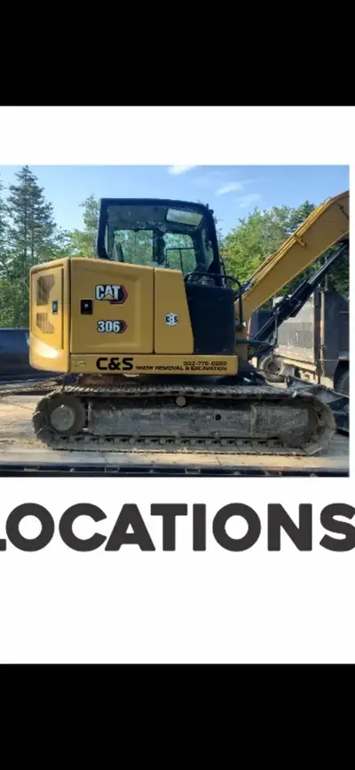 2020 cat 306 with 2500 hours. Lightly used. Used to install telephone poles for Ns power. Has two bu...