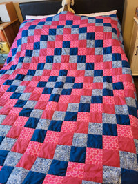 Hand made quilts.