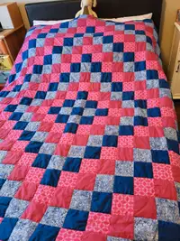 Hand made quilts.