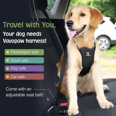 BRAND NEW! Dog  Harness Black Large, View more