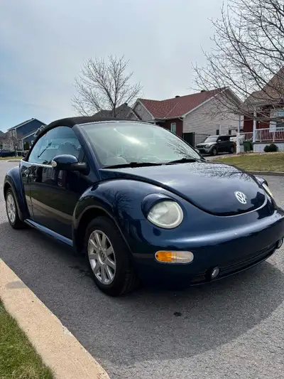 New Beetle DÉCAPOTABLE 2005 à vendre. 160 000 km. Transmission manuelle, air climatisé. moteur 2L. M...