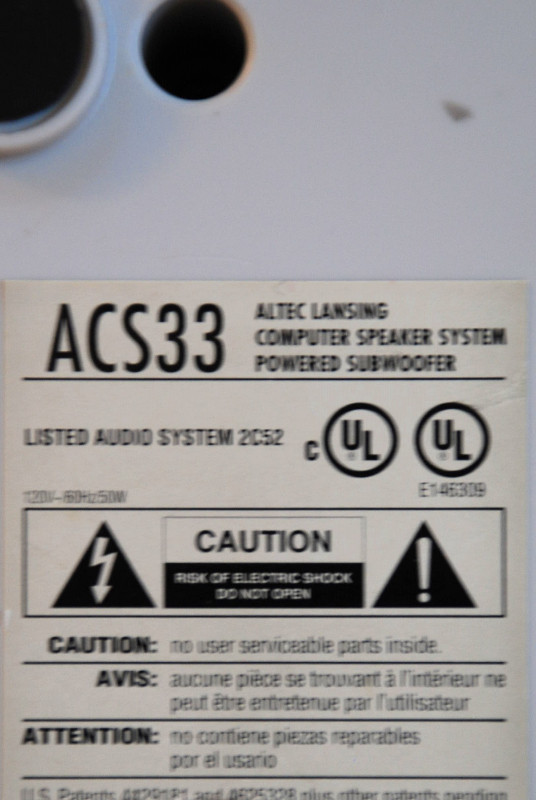 Altec Lansing ACS33 Computer Speaker System in Other in Bridgewater - Image 3