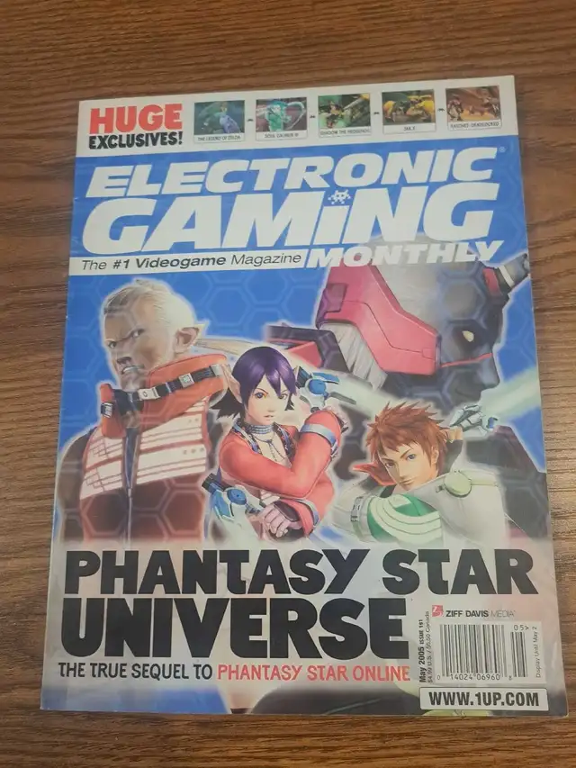 Electronic Gaming Monthly May 2005 Phantasy Star Universe