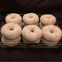 Crochet amigurumi donuts