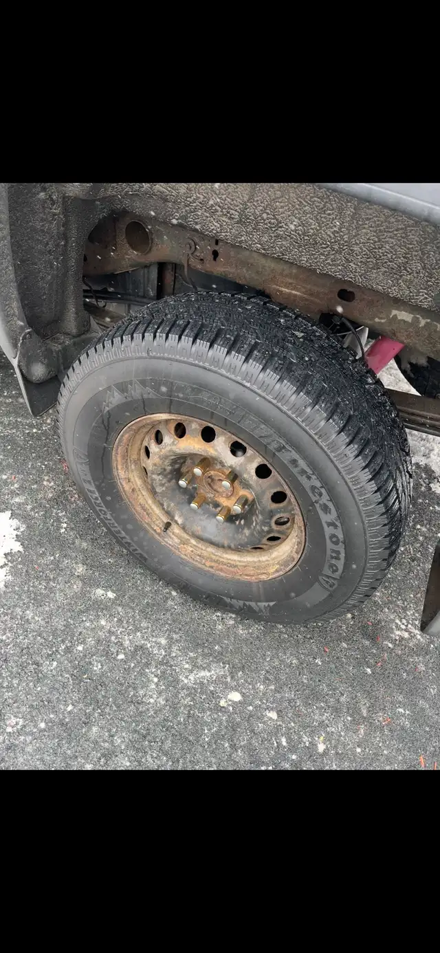 265/70/17 Firestone winter force on Chev/gmc half ton wheels.  in Tires & Rims in St. John's - Image 5