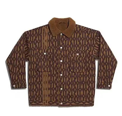 IVY PARK x ADIDAS DENIM MONOGRAM BROWN JACKET WILD BROWN, View more