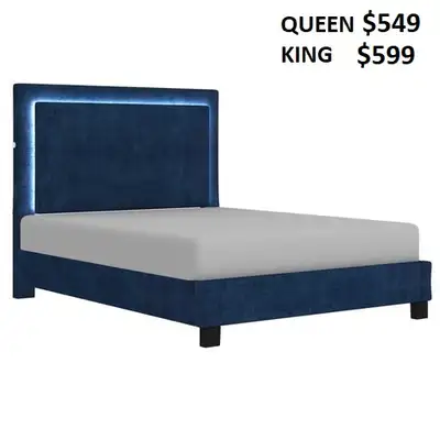 NEW BEDS WITH BUILT IN LED LIGHTS!, View more