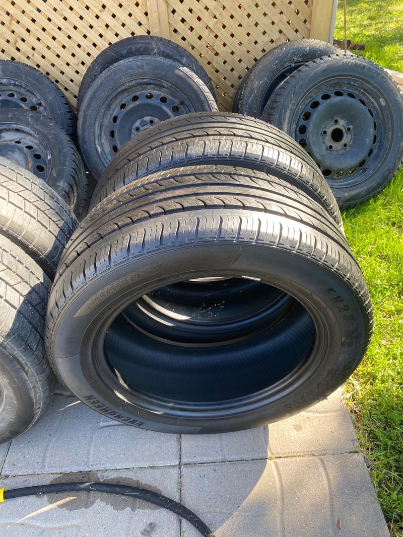 235/55/17 tires 2 brand new, 2 used (for a few days) Tires & Rims