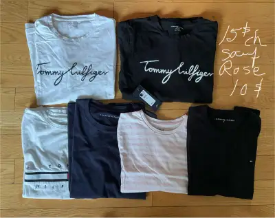 T-shirt T.Hilfiger, R.Lauren XL ou L, polo XXL, femme, View more